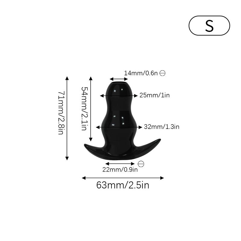5 Sizes Hollow Anal Plug/Dilator/Dildo Soft Speculum Prostate Massager Butt Plug Set Intimate/Enema Sex Toys For Women Men