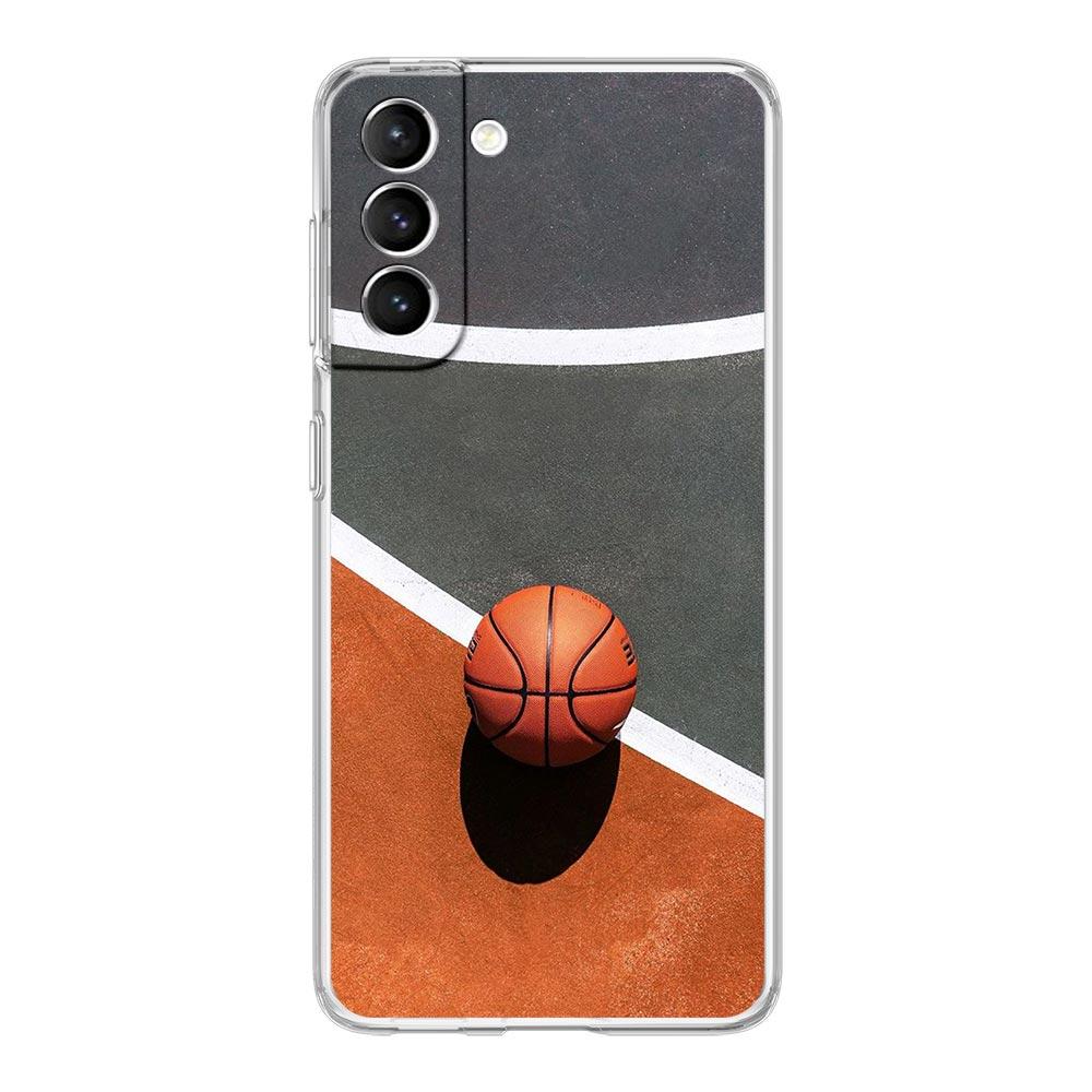 Basketball Court Sports Clear Silicone Phone Case For Samsung Galaxy S23 S22 5G S20 Ultra S21 FE 5G S10E S9 S8 S10 Plus Cover