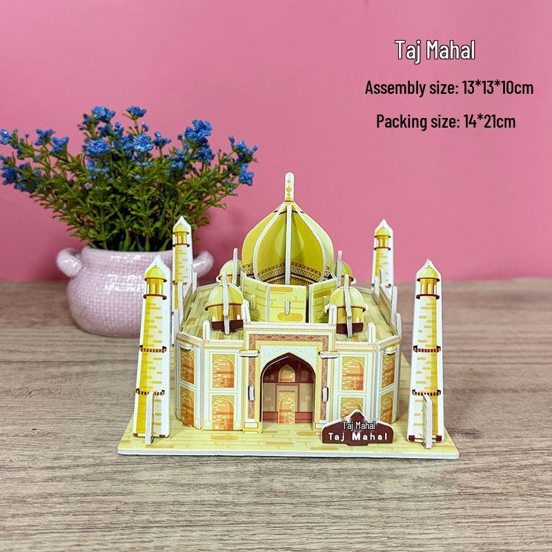 3D Handmade DIY Educational Jigsaw Puzzle for Early Childhood Development