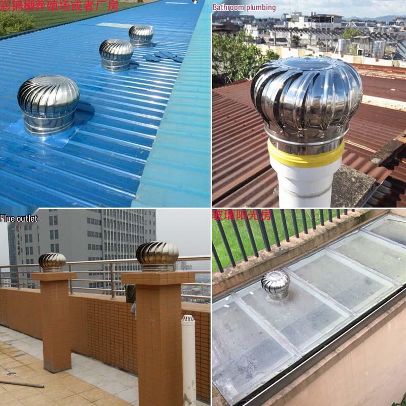 304 Stainless Steel Non-Powered Roof Ventilator