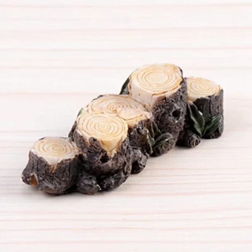 1 Pcs Tree Stump Bridge Model Mini Resin Fairy Garden Miniatures DIY Doll House Terrarium Succulents Micro Landscape Decoration