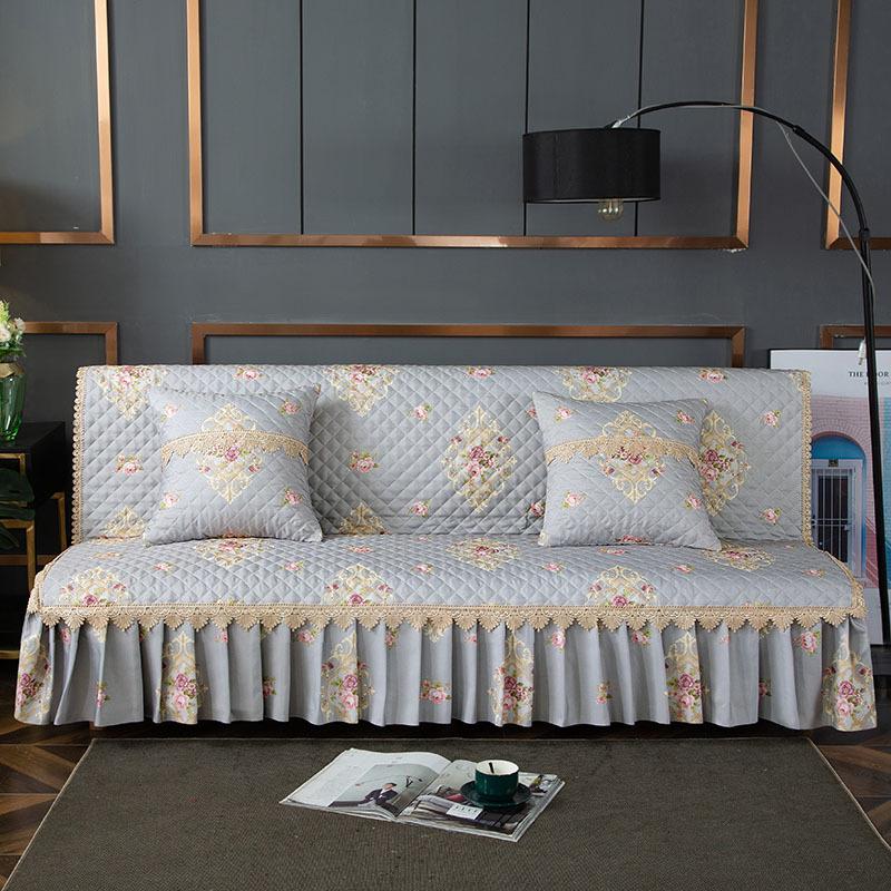 Four Seasons Home Klappsofabezug, modisches Imperial-Sofakissen, verdickt, armlos, einfacher Sofabezug, vollständiger Bezug