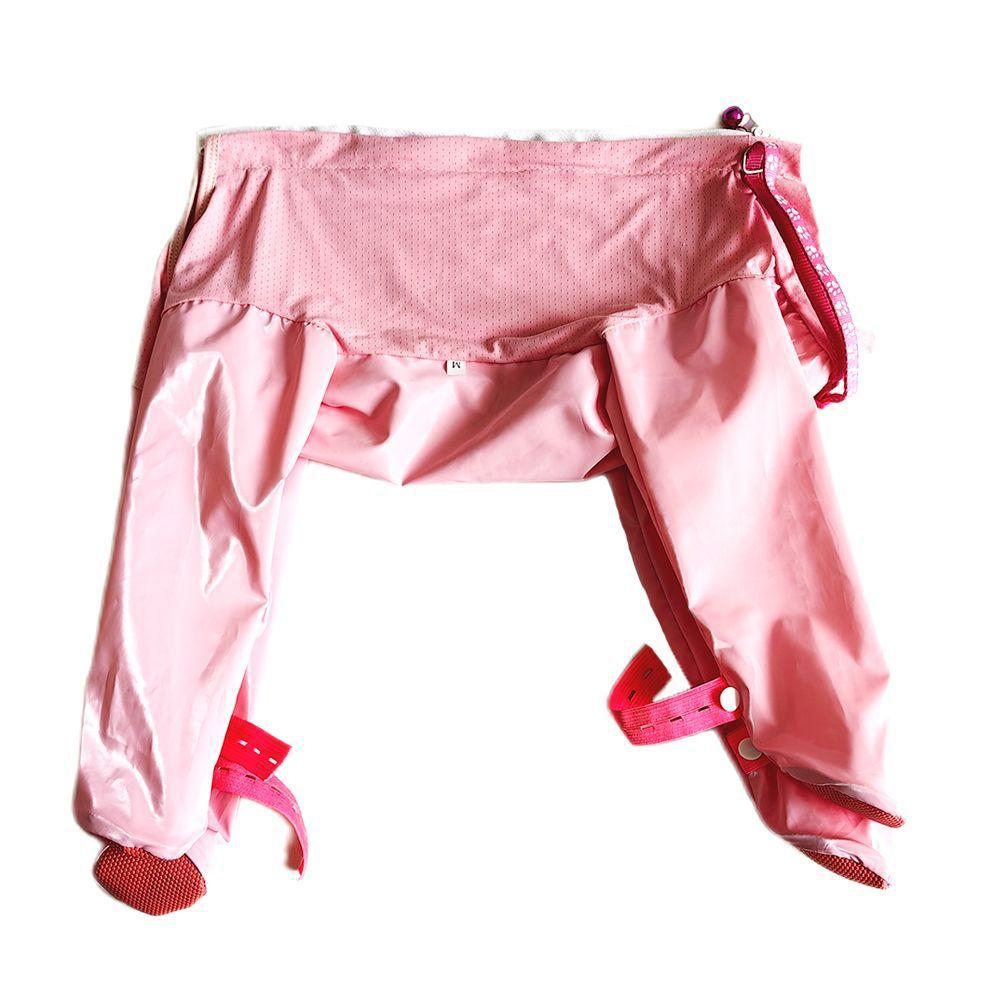 Dog anti-dirty and dust-proof clothing for outings and walking dogs, rainproof, fully wrapped one-piece leggings, anti-urine legs anti-insect clothing