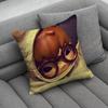 Cartoon Doll HHironoS Pillow Case Pillow Case Living Room Sofa Cushion Cover Suitable For Home Bedroom Room Decoration