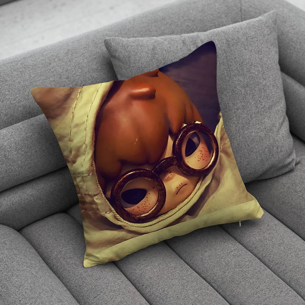 Cartoon Doll HHironoS Pillow Case Pillow Case Living Room Sofa Cushion Cover Suitable For Home Bedroom Room Decoration