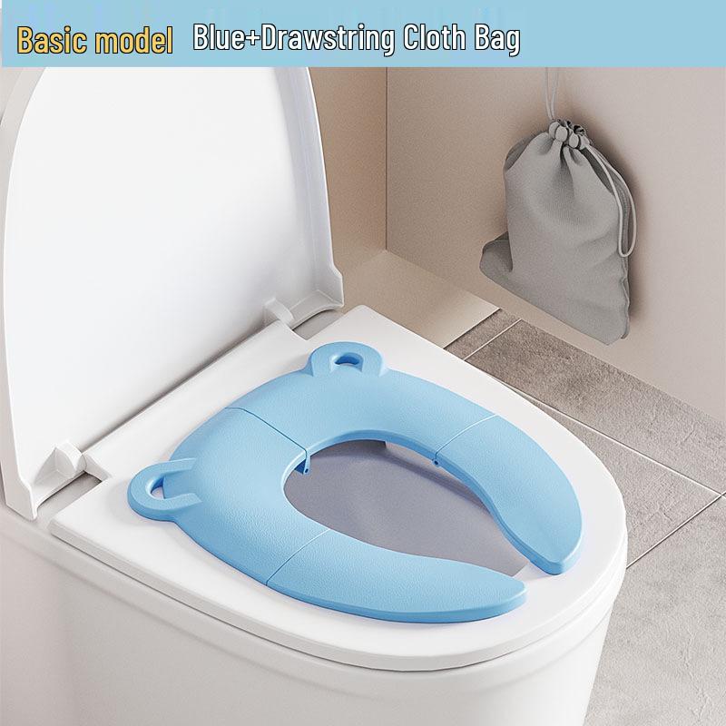 Compact Children's Travel Toilet Seat Pad - Foldable for Easy Storage