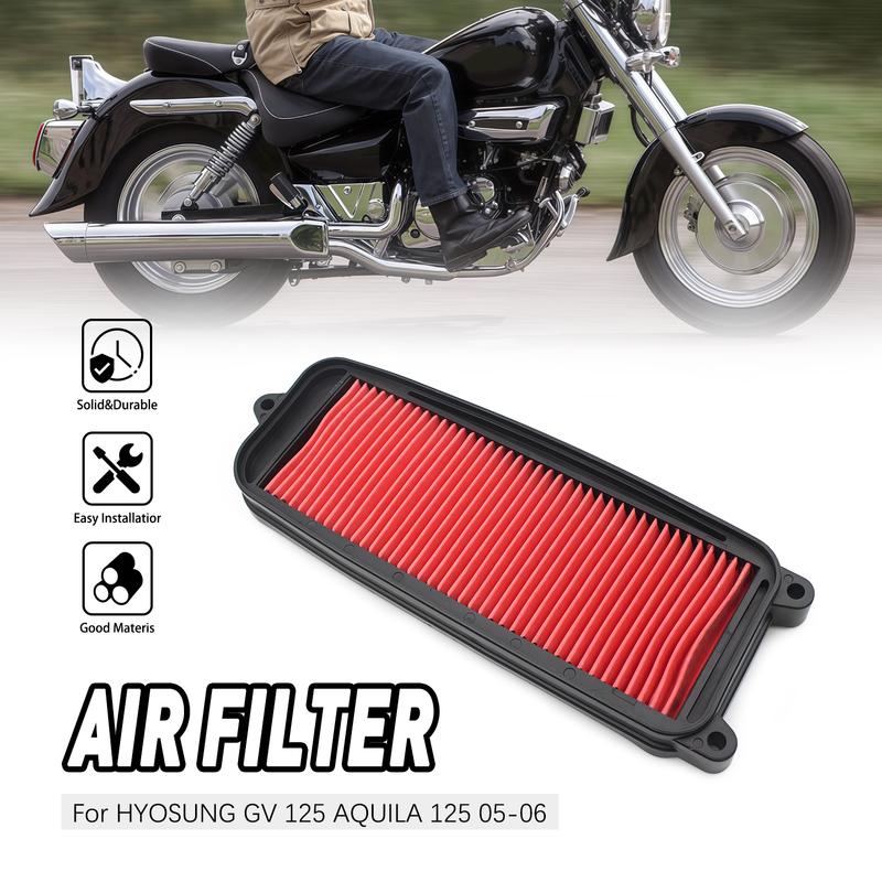 Air Filter Cleaner Replacement Motorcycle Parts Accesorios Moto For HYOSUNG GV 125 AQUILA 125 2005-2006 Air Filter Element