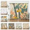 Curtain Animal Illustration Adventure Curtain Digital Printing Blackout Curtain No Punching