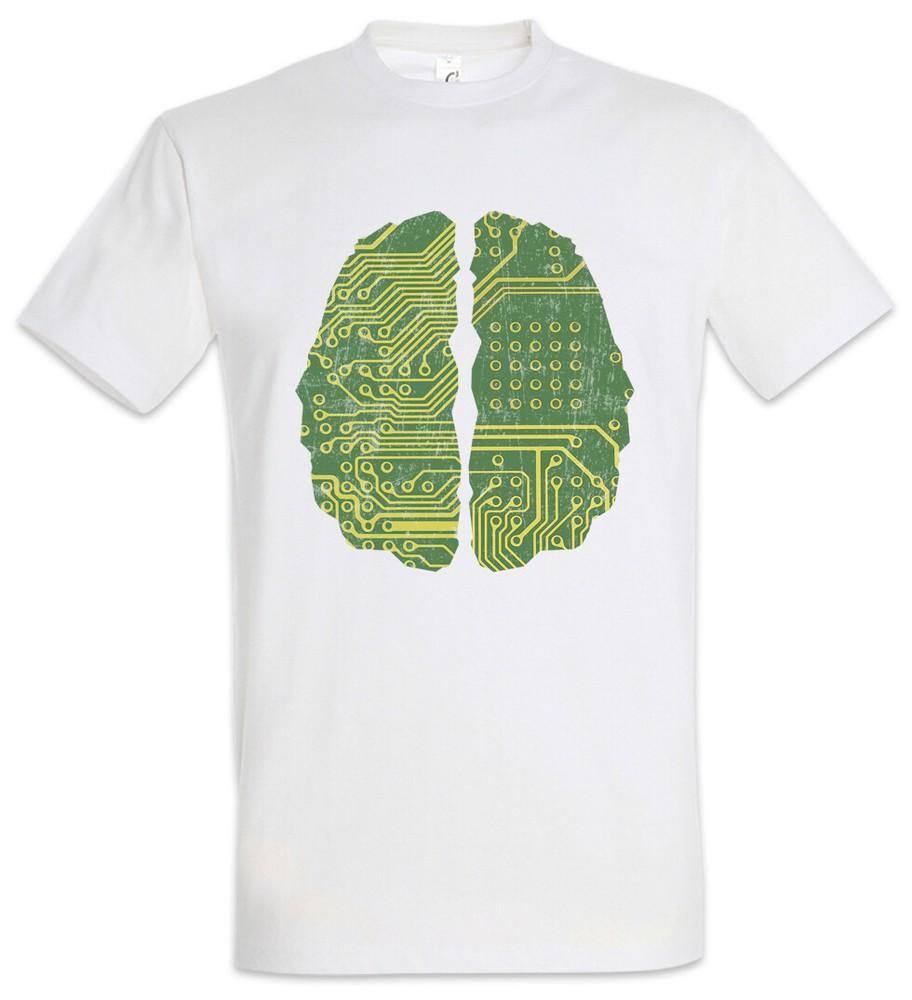 

Cybernetics Brain Men s T-Shirt Technician Electrical Engineer Cybernetics Robotics L