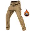 Men's City Cargo Autumn Winter Fleece Softshell Hiking Pants Fishing Climbing Trekking Casual Hunting Camping Trousers S-5XL