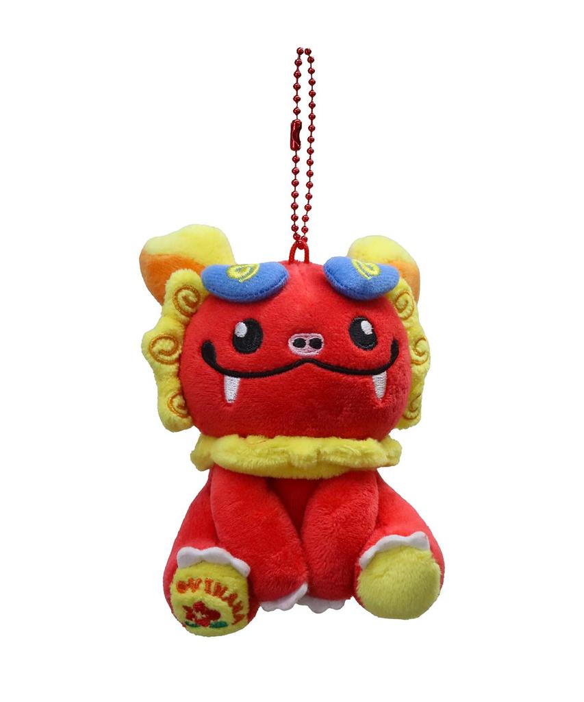Take Off Okinawa Series Shisa Ball Chain Red