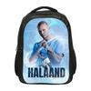Haaland Double layered Backpack Football Star School Bags Rucksack Football Sports Bookbag Travel Large Capacity Backpacks