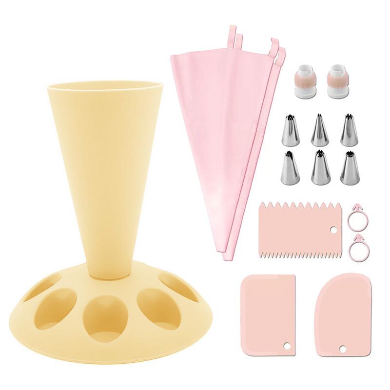 New Piping Bag Nozzle Storage Rack Piping Bag Nozzles Placement Rack For Pastry Baking Cake Decorating Tool Kitchen Accessories