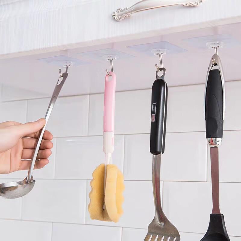 Transparent Self-Adhesive Hooks