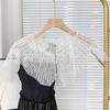 Eye-Catching Sequins Collar Appliques for Clothes Dress Sewing Patches DIY Lapel Wedding Dress Decors Accessories