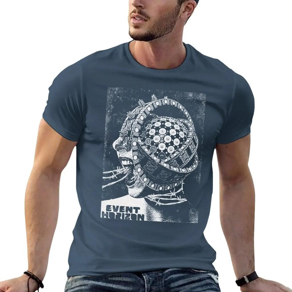 Event Horizon T-shirt Summer Top Sweat Oversized T Shirts for Men