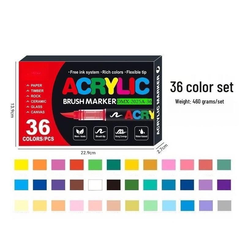 Soft Tip Acrylic Marker for Kids - Layerable, Opaque, DIY Graffiti Art Supplies