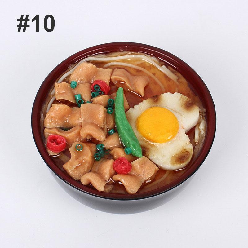 Plastic Fake Ramen Piggy Bank Egg Beef Seafood Ramen Bowl  Simulated Food Model Funny Piggy Bank Restaurant Window Display