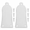 2PCS With Screws Metal Truss Rod Cover Metal Electric Guitar Rod Cover Guitar Replacement