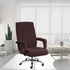 Durable Stretch Office Chair Cover  High Back Computer Chair Slipcovers  For Universal Rotating Chair With Armrest L