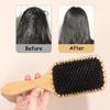 Phyxiul Natural Pig Bristle Wooden Scalp Massage Hair Quality Beauty Scalp Easy Ergonomic Hairbrush Comb, Comb, Improvement, Care, Care, Grip,
