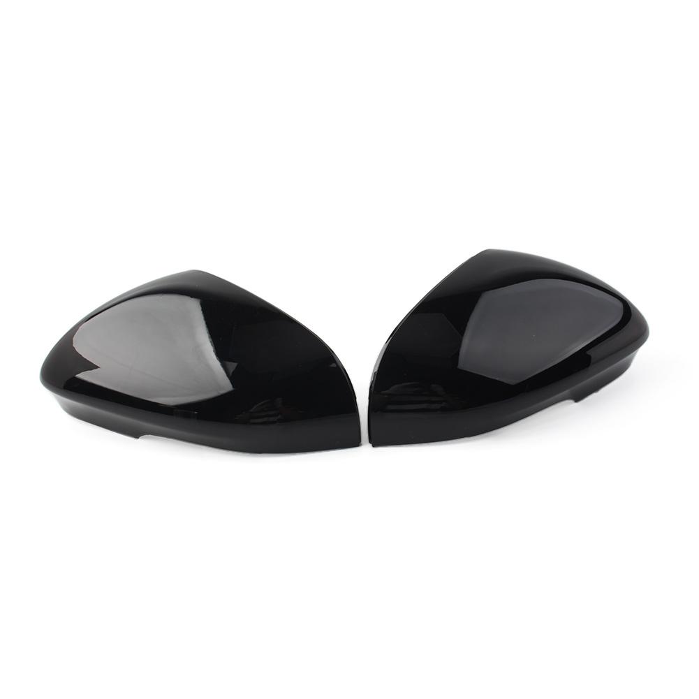 1 Pair Car Rear Wing Mirror Housing Cover For Jaguar XJ XJR XF XFR XFR-S XK XKR XKR-S I-Pace XE Glossy