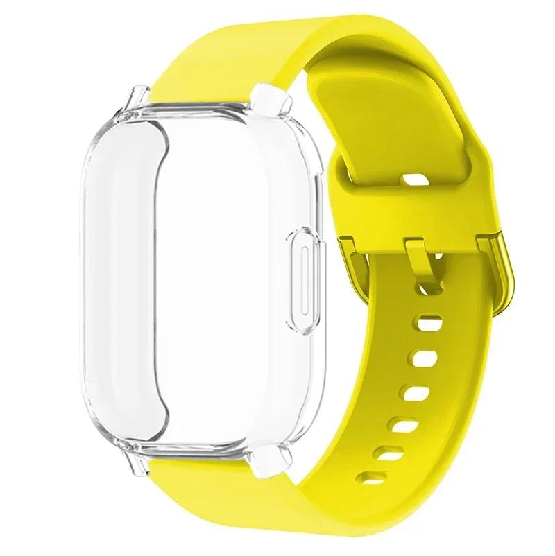 Protector Case+Silicone Strap For Xiaomi Redmi Watch 5 active/5 Lite Full Cover Screen TPU Soft Shell and Breathable Sport Bands