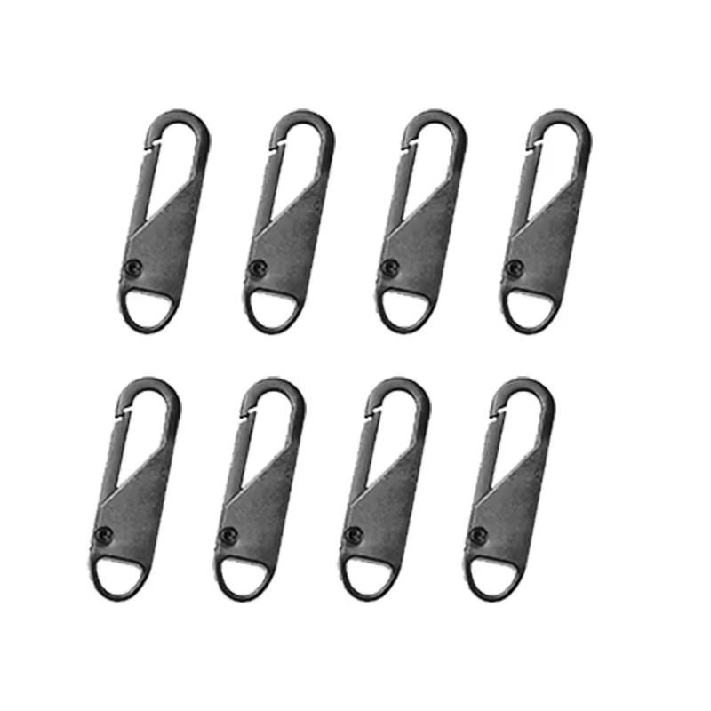 4/8Pcs Reusable Detachable Zipper Pull Replacement Tool Free for Jackets Bags Luggage Winter Coats Purses