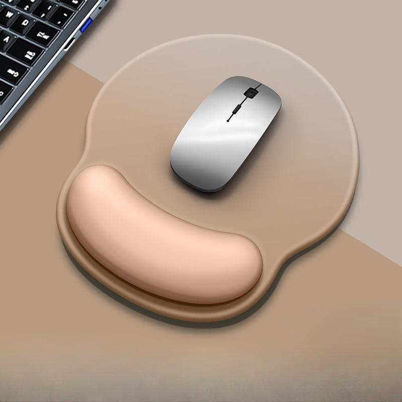 Gradient Mouse Pad Wrist Support Pad Mouse Computer Memory Foam Wrist Protection Pad Simple Silicone Mouse Pad