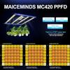 420W Led Grow Lights for Indoor Plants Full Spectrum Foldable and dimmable LED Grow Lights Daisy Chain 4x4/5x5ft Coverage Bar S