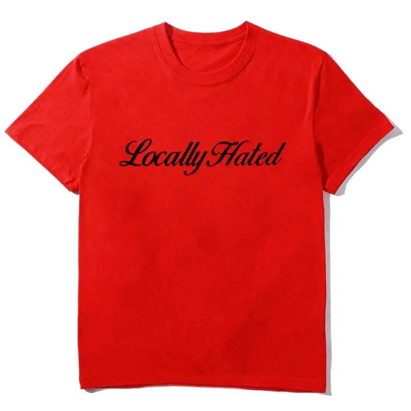 Y2K Cotton T-shirt Harajuku Letter Print Punk Tee Hip Hop Streetwear O-Neck Short Sleeve T-shirt Rock Goth Vintage Casual Tops