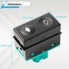 61318365300 Electric Power Car Window Sunroof Switch Lifter Single Button Fit For BMW E36 318i 318is 325i 328i M3 Z3 Accessories