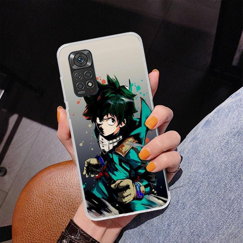 My Hero Izuku Deku Phone Case For Xiaomi Redmi Note 15 14 13 12S 12 11 Pro Plus 14S 11S 11E 10 10S 11T 5G Personalized Cover Red