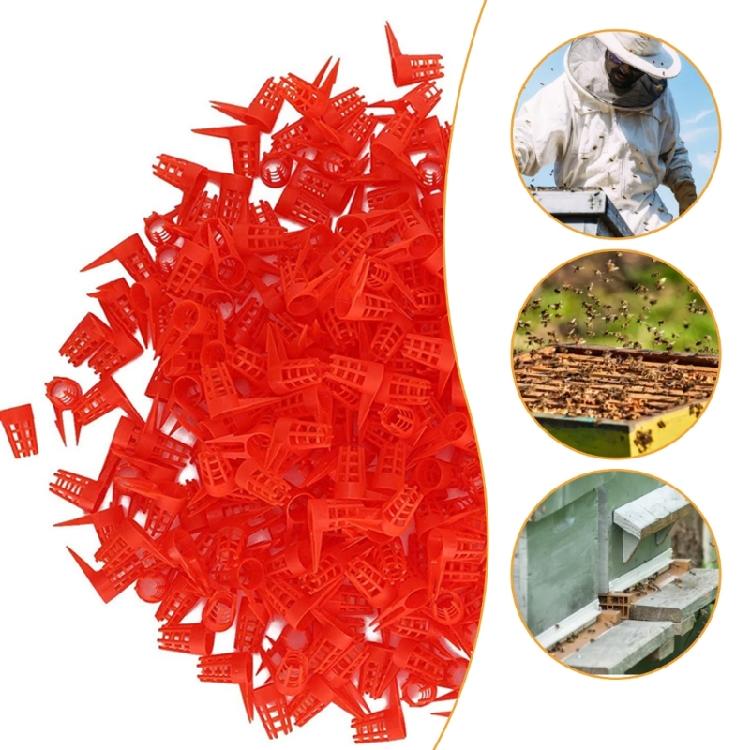 20 ks Plastové otevírání, Ochranné kryty buněk klece Chránič mateřských buněk Klec pro včelí matky Včelařské potřeby