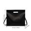PU Office Document Tote Bag Solid Color File Bag Fashionable Computer Bag  Office Worker