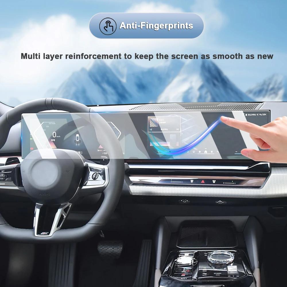 EDNX9 Matte Anti Glare Screen Protector Console Navigation LCD Screene TPU Film Scratch Resistant For BMW G60/i5/M5 Series 5 2024-2026