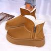 Fashion Fashionable and High-quality Thickened Women's Snow Boots 2025 New Winter Warm Cotton Ankle Boots Cotton Shoes