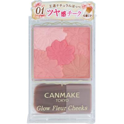 CAMMAKE Glow Fleur Blush 01 Skin Makeup Can Make To Use: 1. Use a Blush Brush To Mix the Blush Part In a Circular Motion a Few Times