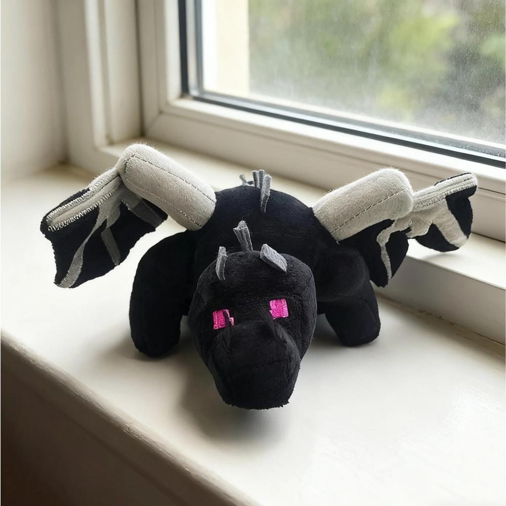 Ender Dragon Plush Toys Black Enderdragon Doll Plush Soft Stuffed Animals Toys Gifts for Children Kids 30cm
