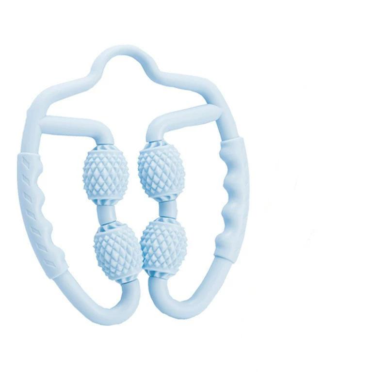 Leg Circular Clip Massager Roller Foam Muscle Relaxer Calf Four-Wheel Slimming Device for Relaxation And Fitness