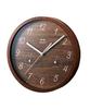 Wood Onshitsu Wall Dark Clock, Brown, BCW022-DW