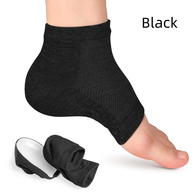 Wholesale Half Height Increase Insoles Invisible Heightening Insole Shoe Heel Height-enhanced SEBS Non-slip Half Pad Socks 2.5 cm чёрный
