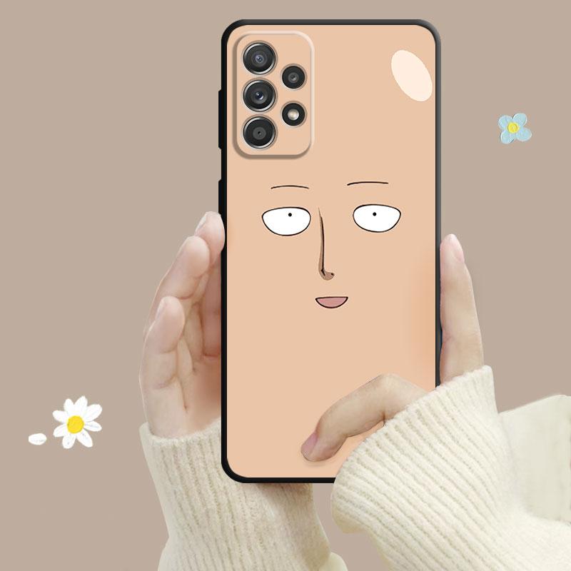Husa de telefon One Punch Man Saitama pentru Samsung Galaxy A14 A73 A53 A71 A51 A31 A33 A22 A12 A21s A13 A32 A52s A72 A52 A23