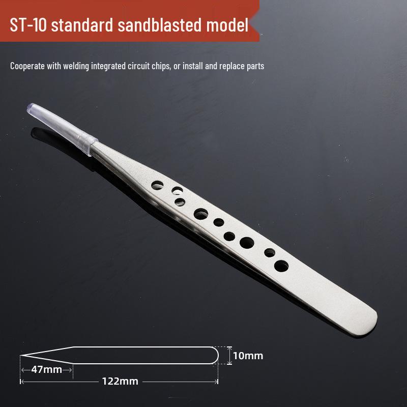 Stainless Steel Precision Tweezers with Curved Scorpion Tip for Eyelash Extension and Nail Art
