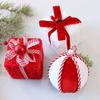 Decoraciones de Árbol de Navidad Terciopeladas Variadas Adornos Festivos Seguros Para Niños Mascotas Suministros de Manualidades Duraderos
