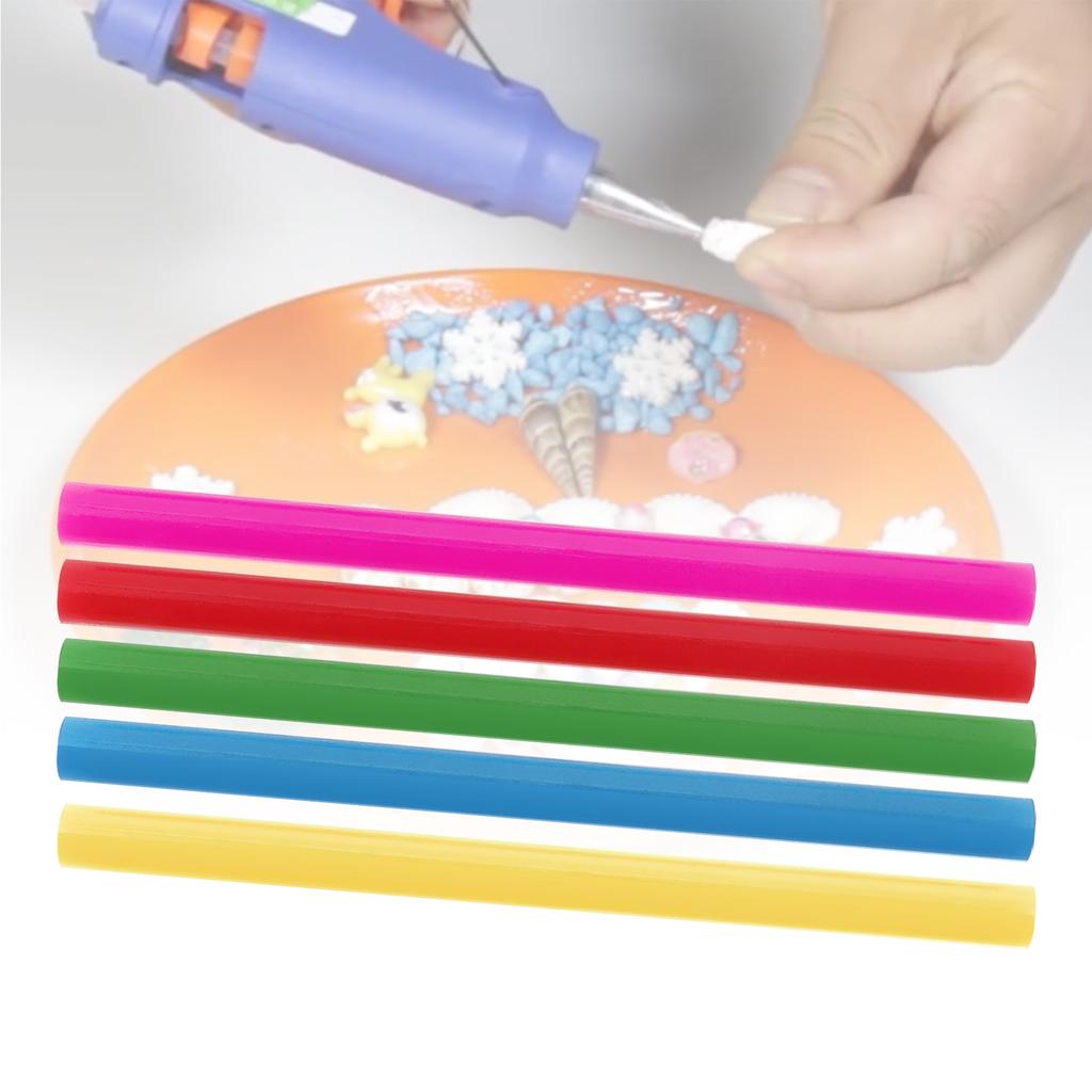 10pcs/30pcs Colored Hot Melt Glue Sticks 7x100mm for DIY Art Craft Stamp Repairs Gluing Projects, Adhesive Purpose Glue Stick Standard