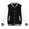 Solid Color Jacket Baseball Clothing Workwear Baseball Shirt Women's Cardigan Coat