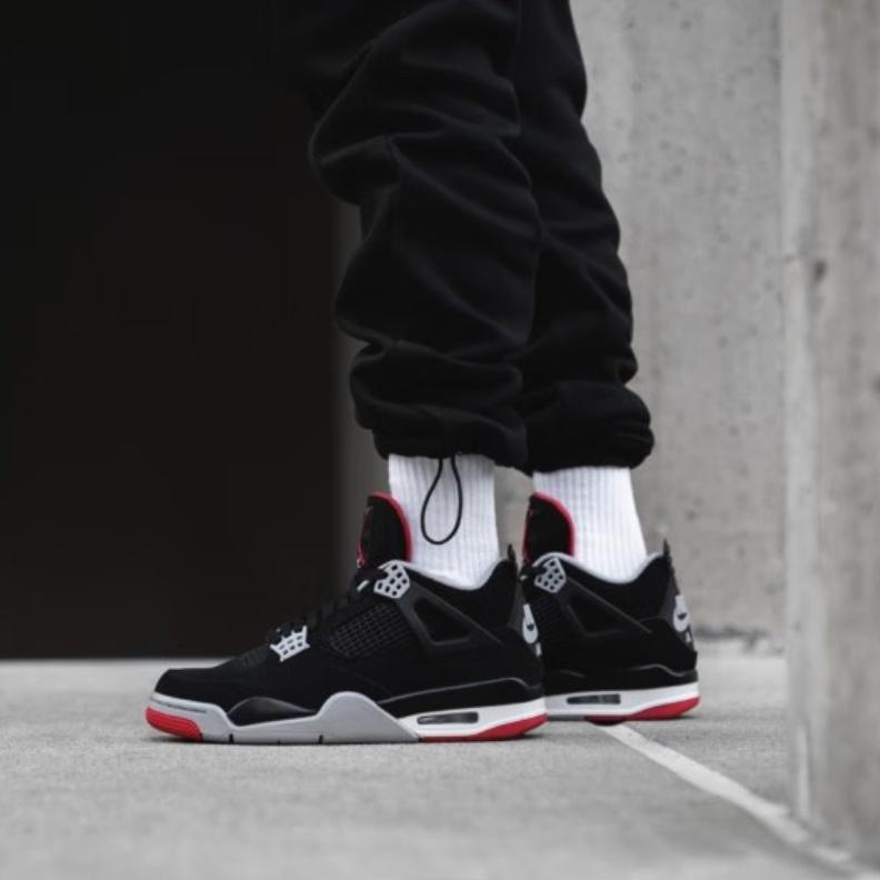 (GS) Air Jordan 4 Retro OG 'Bred' 2019 Kids' 408452-060