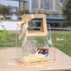PVC Transparent Tote Bag - High-End Laser Gift Packaging for Children's Day, Birthday, or Wedding Favors