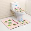 Christmas Bathroom Floor Mat Toilet Three-Piece Set